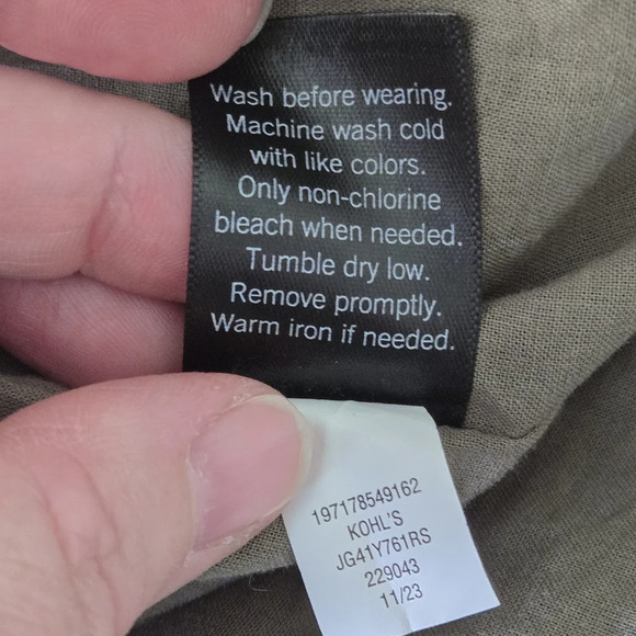 SO Womens Size 9 Olive Green Sleeveless Dress With Pockets - Picture 7 of 11